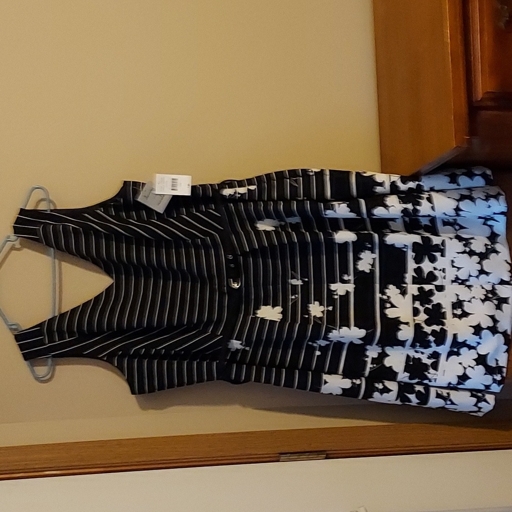 22W Black/Ivory Dress